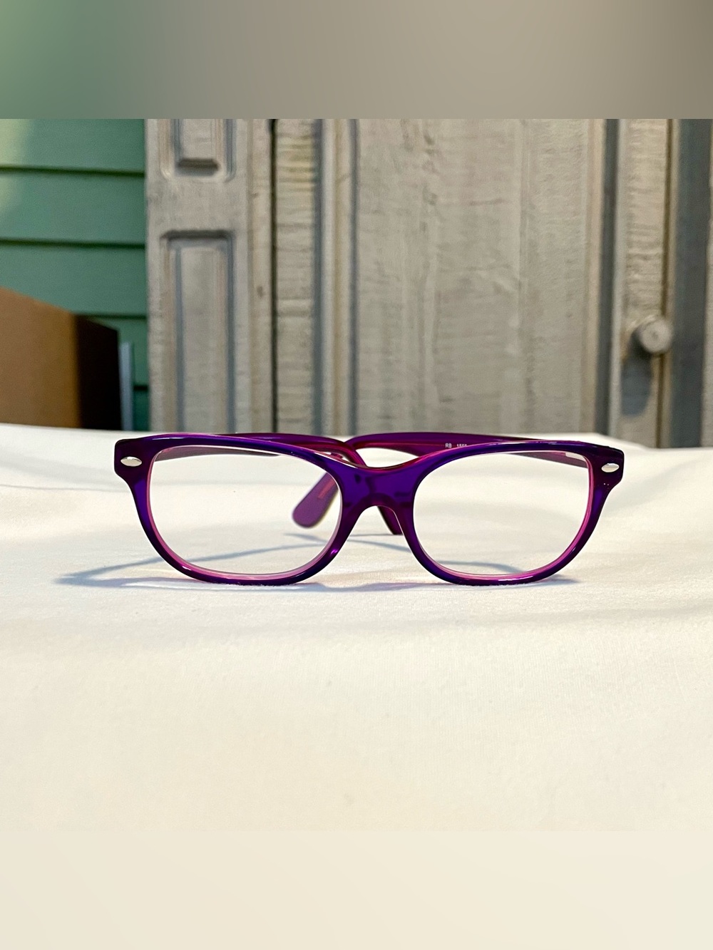 RAY-BAN Kids Eyeglass Frames  RB1555-3666 - Purple/Pink - Full Rim 48-16-130